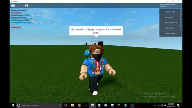 Roblox Piano Keyboard v1.1 смотреть онлайн