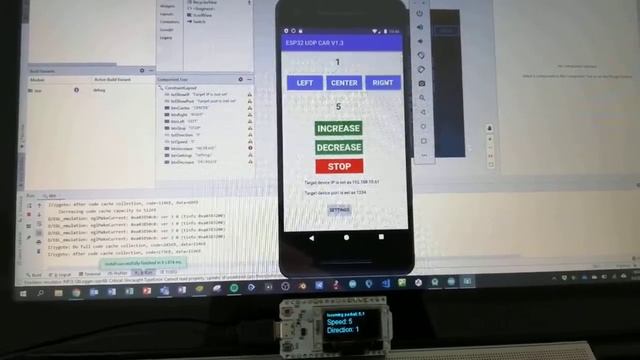 Heltec OLED ESP32 and Android App смотреть онлайн
