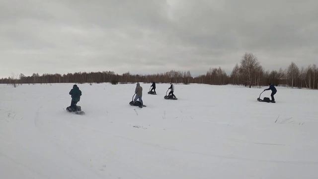 Мотосноуборды - идея для зимнего корпоратива в Казани смотреть онлайн