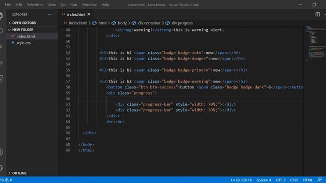 bootstrap progress bar ep9 with code lander смотреть онлайн