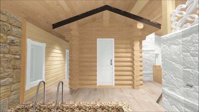 Проект бани из кирпича, бревна и бруса смотреть онлайн
