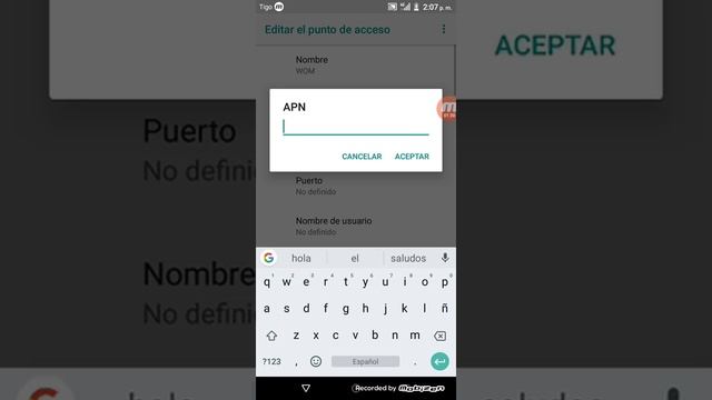 Solución Configuración APN - WOM Colombia смотреть онлайн