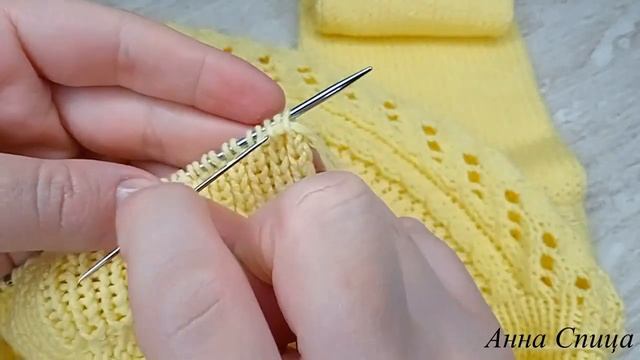Как закрыть петли спицами. Закрытие резинки 1х1. Как закрыть планку. Мастер класс. МК. смотреть онлайн