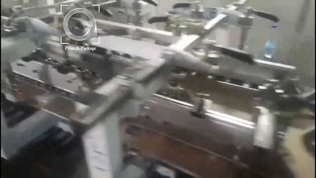 Склейка коробок на фальцевально склеивающей линии GS 1100 смотреть онлайн