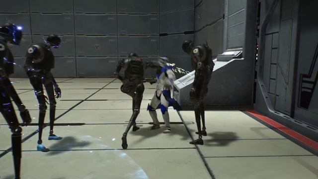 Arc Troopers vs Security Droids - STAR WARS JEDI FALLEN ORDER NPC Wars смотреть онлайн