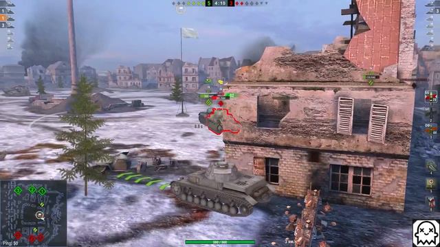 Учимся играть в World of Tanks Blitz . Качаем MAUSA , КВ-2 смотреть онлайн