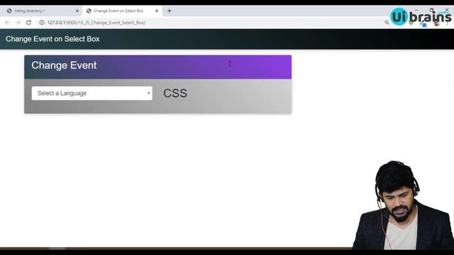 32. DOM Change Event in JavaScript | javascript tutorial | UiBrains | NAVEEN SAGGAM смотреть онлайн