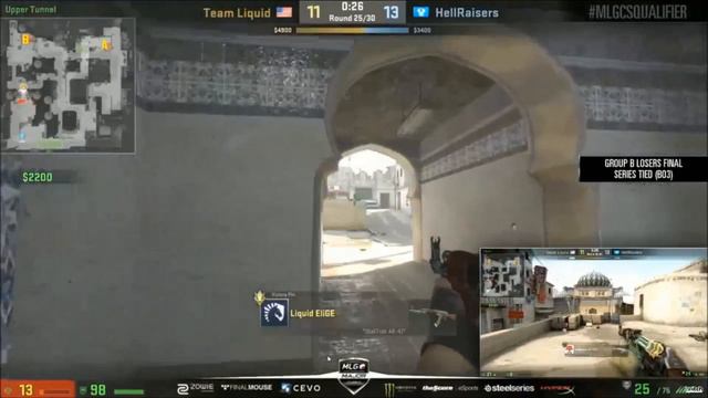 EliGE Game Changing 1v1 clutch vs Hellraisers смотреть онлайн