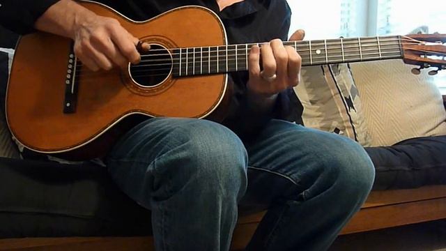 1920's Brazilian Rosewood Parlor Guitar. No Maker Mark. Restored. смотреть онлайн