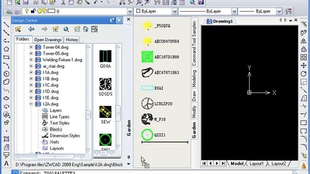 ZWCAD Tool Palettes смотреть онлайн