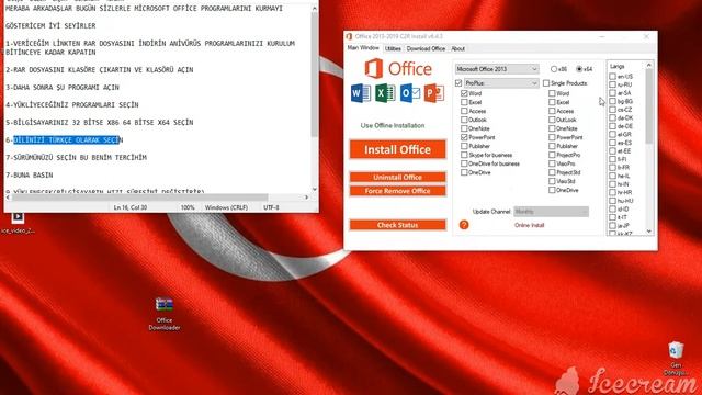 Microsoft Offıce Programlarını LİSANSLI YÜKLEME Win10 32 bit,64bit смотреть онлайн
