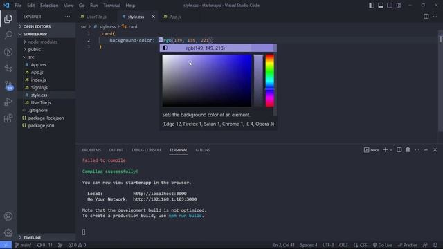 React Course for Beginners 2023 - 8. Adding CSS to the React App??? смотреть онлайн