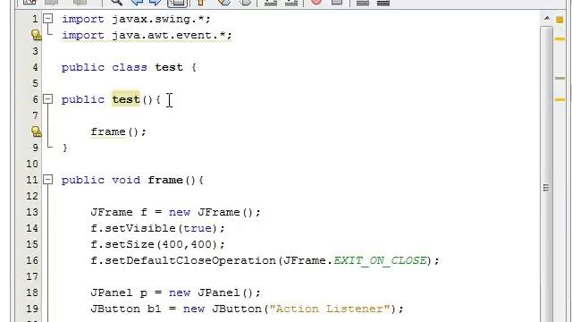 Java Tutorial 13: Adding Action Listener in Java смотреть онлайн