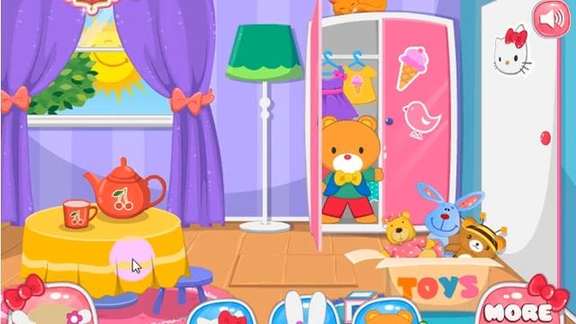 Хеллоу Китти. Игра Хеллоу Китти для девочек. Прятки с Хеллоу Китти и ее друзьями смотреть онлайн