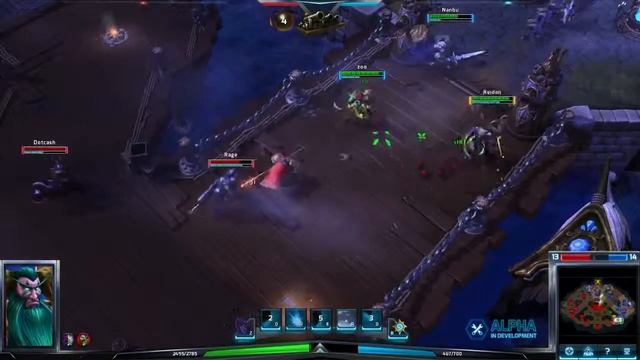 Heroes of the Storm Alpha Malfurion Gameplay 1 смотреть онлайн