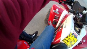 Малой научился ездить на Квадроцикле с механической коробкой передач! Irbis Atv250s