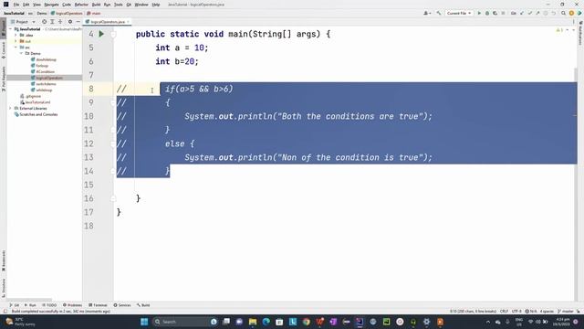 Java tutorial for beginners Logical Operators смотреть онлайн