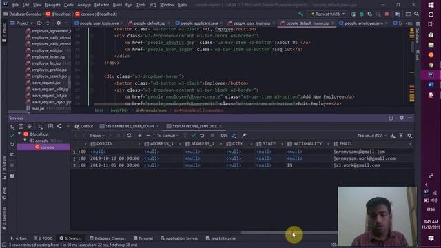 Employee Management System (Java EE Application) смотреть онлайн