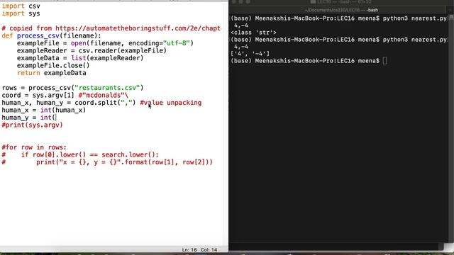 [CS 220 / CS319 Spring 2021] LEC 17 Video 4: nearest.py смотреть онлайн