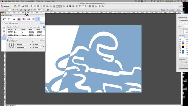 Automatic Bleed Using Enfocus Pitstop || Adobe Acrobat смотреть онлайн