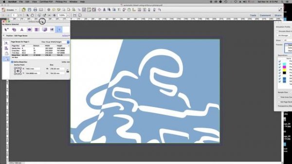 Automatic Bleed Using Enfocus Pitstop || Adobe Acrobat