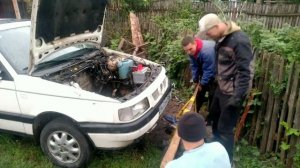 Замена двигателя пассат б3/б4