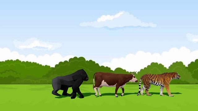 paint animals lion cow #animalcartoon смотреть онлайн