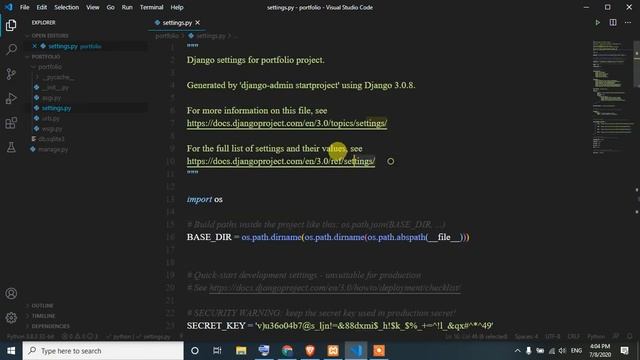 06 Project structure of django | django bangla tutorial смотреть онлайн