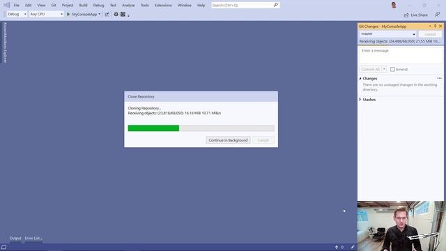 New Git experience in Visual Studio 2019 смотреть онлайн