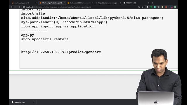Predicting Year of Marriage - End to End Machine Learning Deployment with FLASK and AWS - PART 2 смотреть онлайн