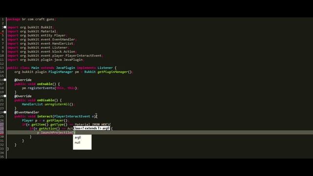 Como Criar Plugin Bukkit - Básico - Armas - Pt.01 #03 смотреть онлайн