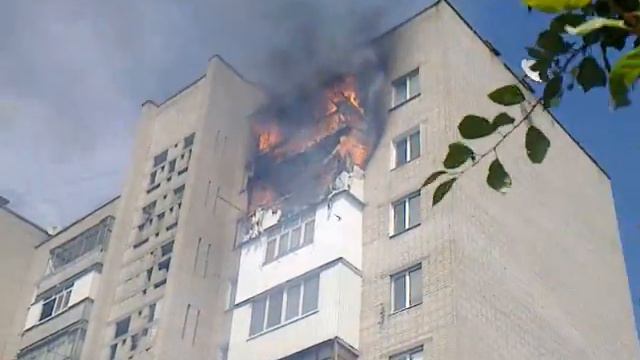 Пожар 9 етажка Винница 03,07,2014 смотреть онлайн