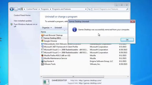 How to uninstall (remove) Games Desktop (ads in Chrome, Firefox, IE) смотреть онлайн