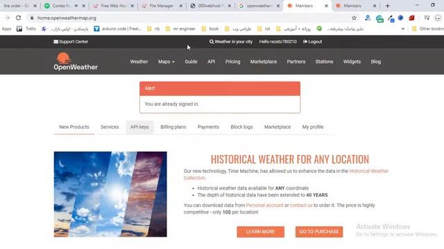 How to make Telegram Bot for showing weather with an API смотреть онлайн