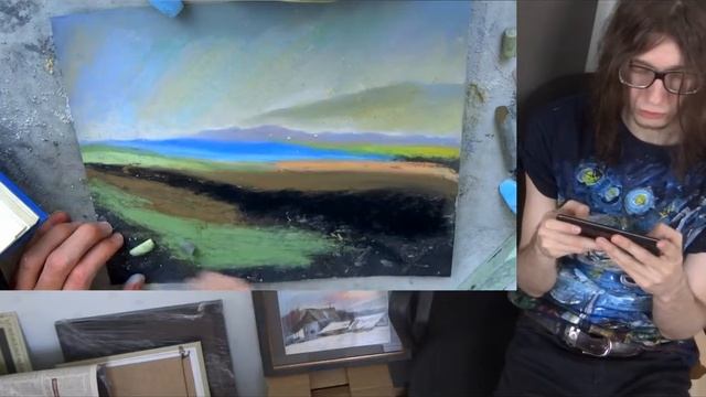 обозреваю старый пейзаж на наждачной бумаге смотреть онлайн