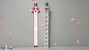 Making Numberblocks count down 200 to 0 and 1 to 100  200 from MathLink Cubes