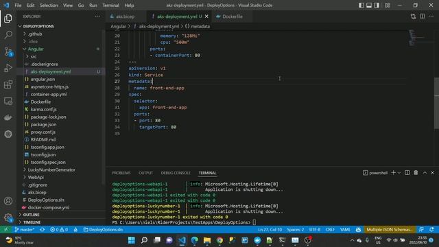 Deploy to Azure Kubernetes смотреть онлайн