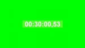 секундомер 1 час со звуком зеленый фон \ stopwatch 1 hour with sound green background