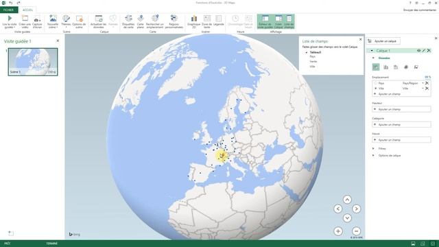 Comment créer des cartes 3D avec Excel ? смотреть онлайн