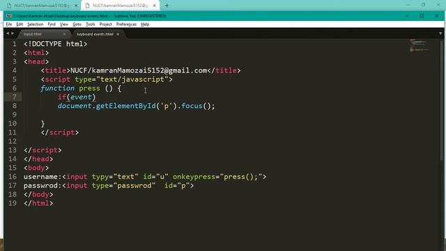 javascript part 33 input and keyboard events смотреть онлайн