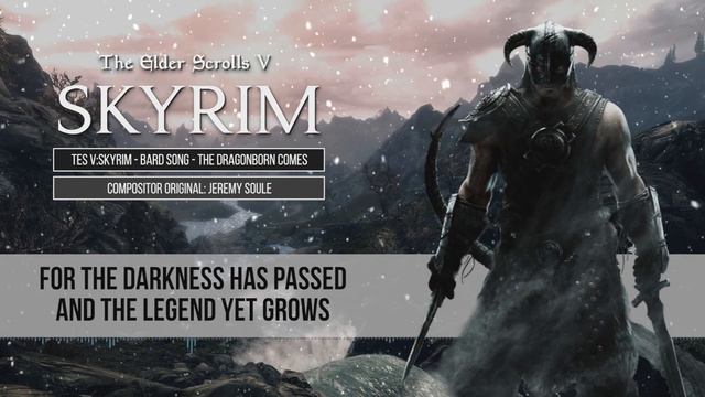 Dragonborn Comes Skyrim Female Cover смотреть онлайн