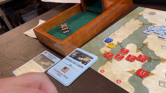 Playthrough of Fort Jefferson Attack game - Turn 1 and 2 смотреть онлайн