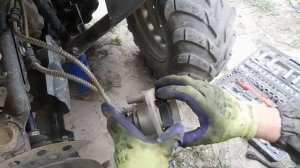 Замена передних тормозных колодок CF moto 500 basik,x5,x6,