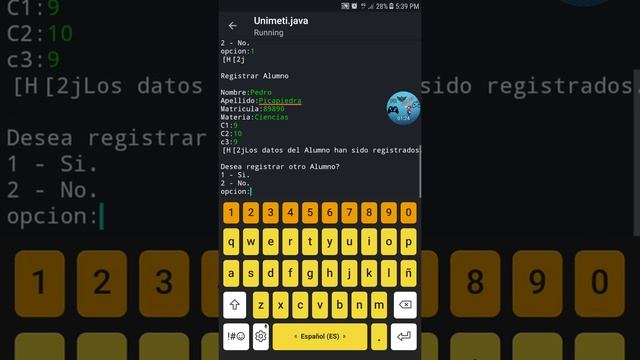 Java N-IDE Programando App de captura de Datos. смотреть онлайн