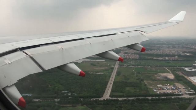 [1/5/2015] Malaysia Airlines - Airbus A330-323 Landing At Guangzhou Baiyun International Airport