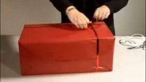 Упаковка большого подарка