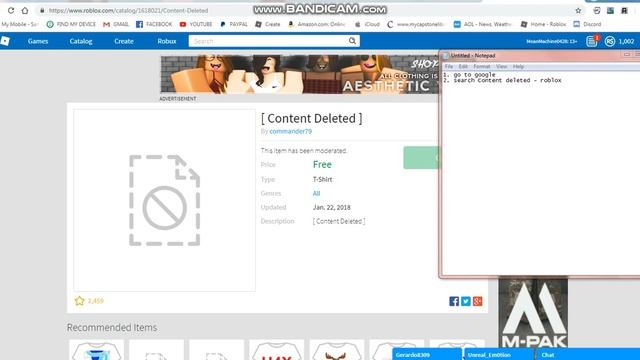 How to get [ Content Deleted ] in roblox смотреть онлайн