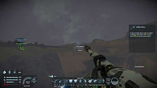 Space Engineers Episode 2 - Prospecting and building a drill rig! смотреть онлайн