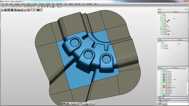 hyperCAD-S 2017.1 - Extend Faces смотреть онлайн