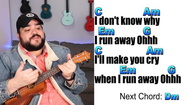 SAVE YOUR TEARS - THE WEEKND | Ukulele Cover & Play Along (Chords & Lyrics) смотреть онлайн